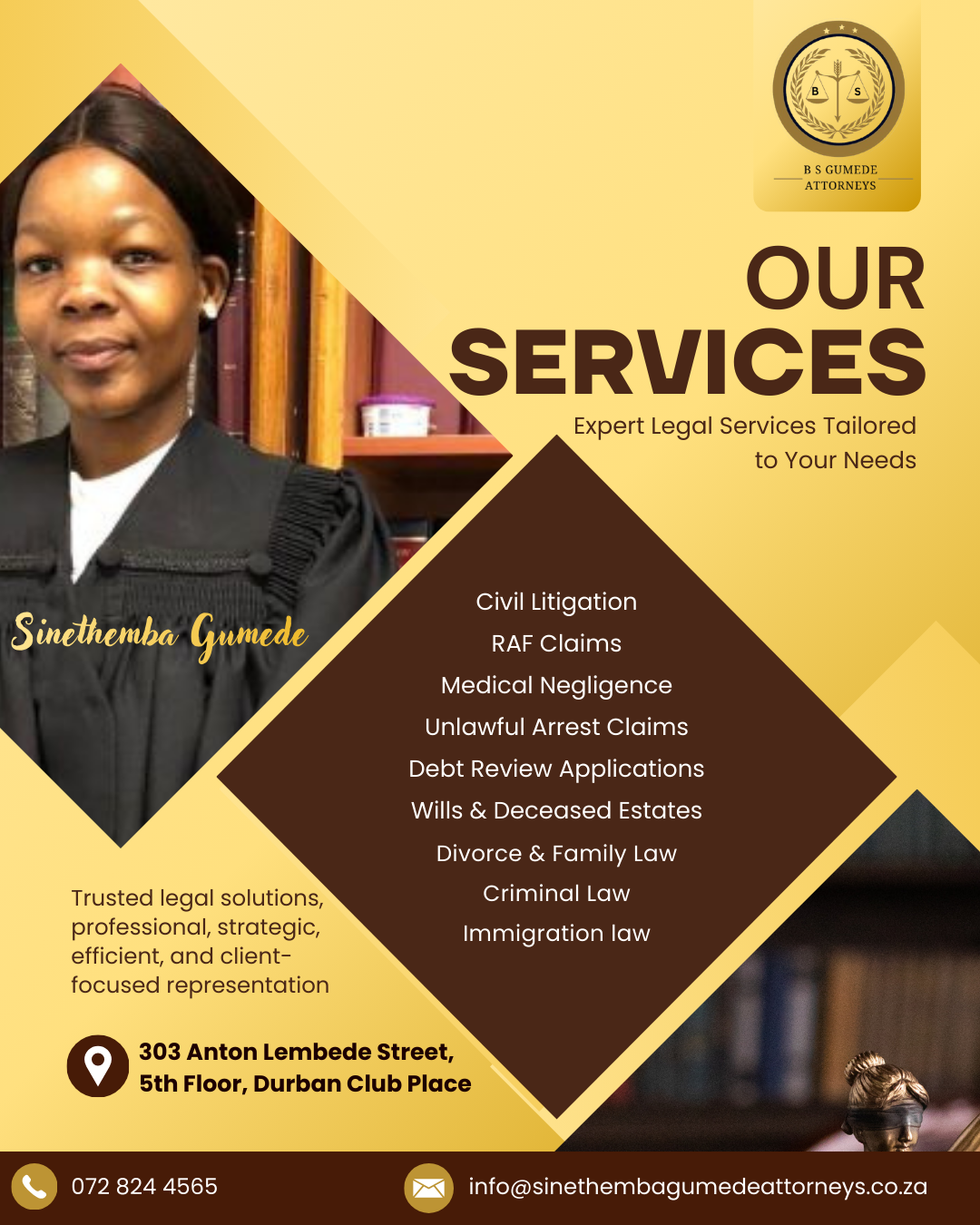 BS Gumede Attorneys (Pty) Ltd background_image by Mr T Gumede